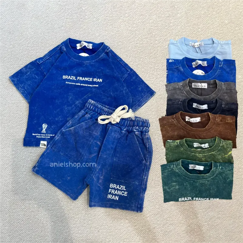 ست اسپرت بچه‌گانه طرح جام جهانی مناسب 1تا 9 سال