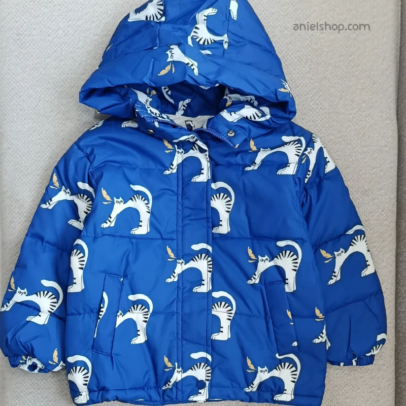کاپشن اسپرت آبی بچه گانه ۲ تا ۴ سال وارداتی